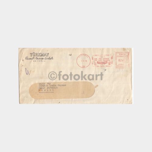 Türk Posta Tarihi Konulu Zarf (Türkmay)