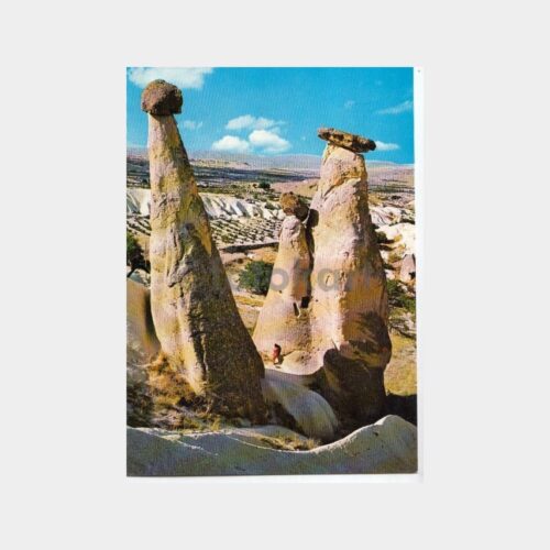 1975 Ürgüp Peri Bacaları Görünüş Kartpostal