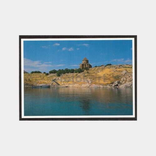 1980 Van Akdamar Adası Sahilden Görünüş Kartpostal