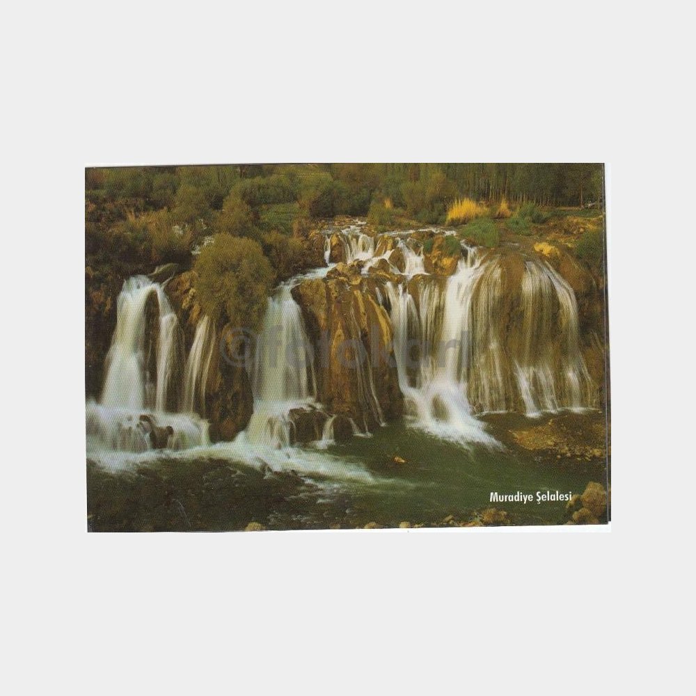 Van Muradiye Şelalesi Görünüş Kartpostal