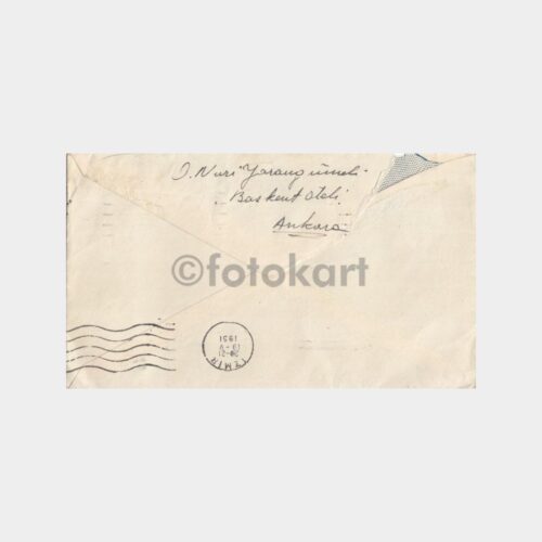 1951 Yarangümeli Adresli Posta Zarfı