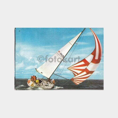 Yelkenli Konulu Kartpostal