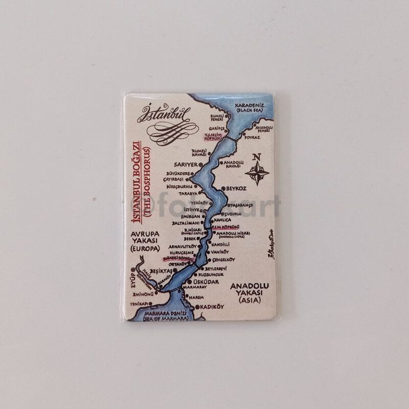 İstanbul Boğazı Konulu Magnet