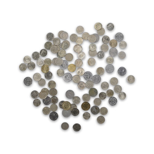 Nümismatik Lot 5 Kr 10 Kr 25 Kr.luk T.C Madeni Paraları No. 02