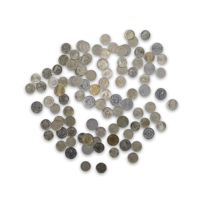 Nümismatik Lot 5 Kr 10 Kr 25 Kr.luk T.C Madeni Paraları No. 02