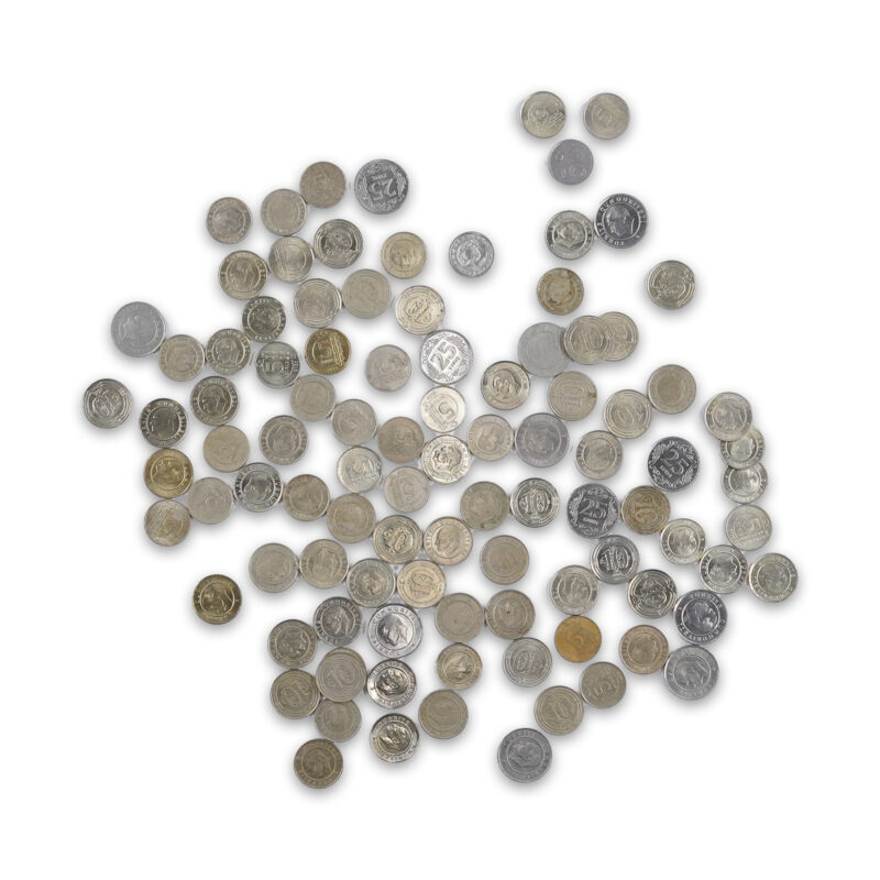 Nümismatik Lot 5 Kr 10 Kr 25 Kr.luk T.C Madeni Paraları No. 03