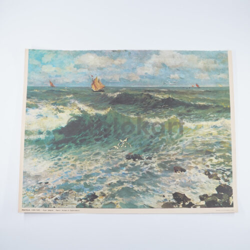 Pratella, Azgın Dalgalar - İtalyan Ressam Tablo Baskı