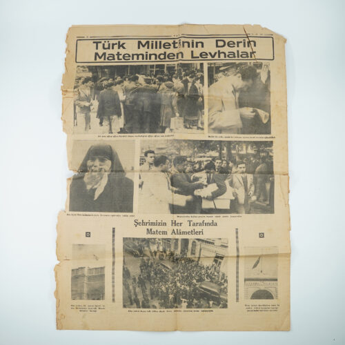 11 Kasım 1938 Tan Gazetesi Sayfaları - Atatürk'ün Vefatı Resimleriyle