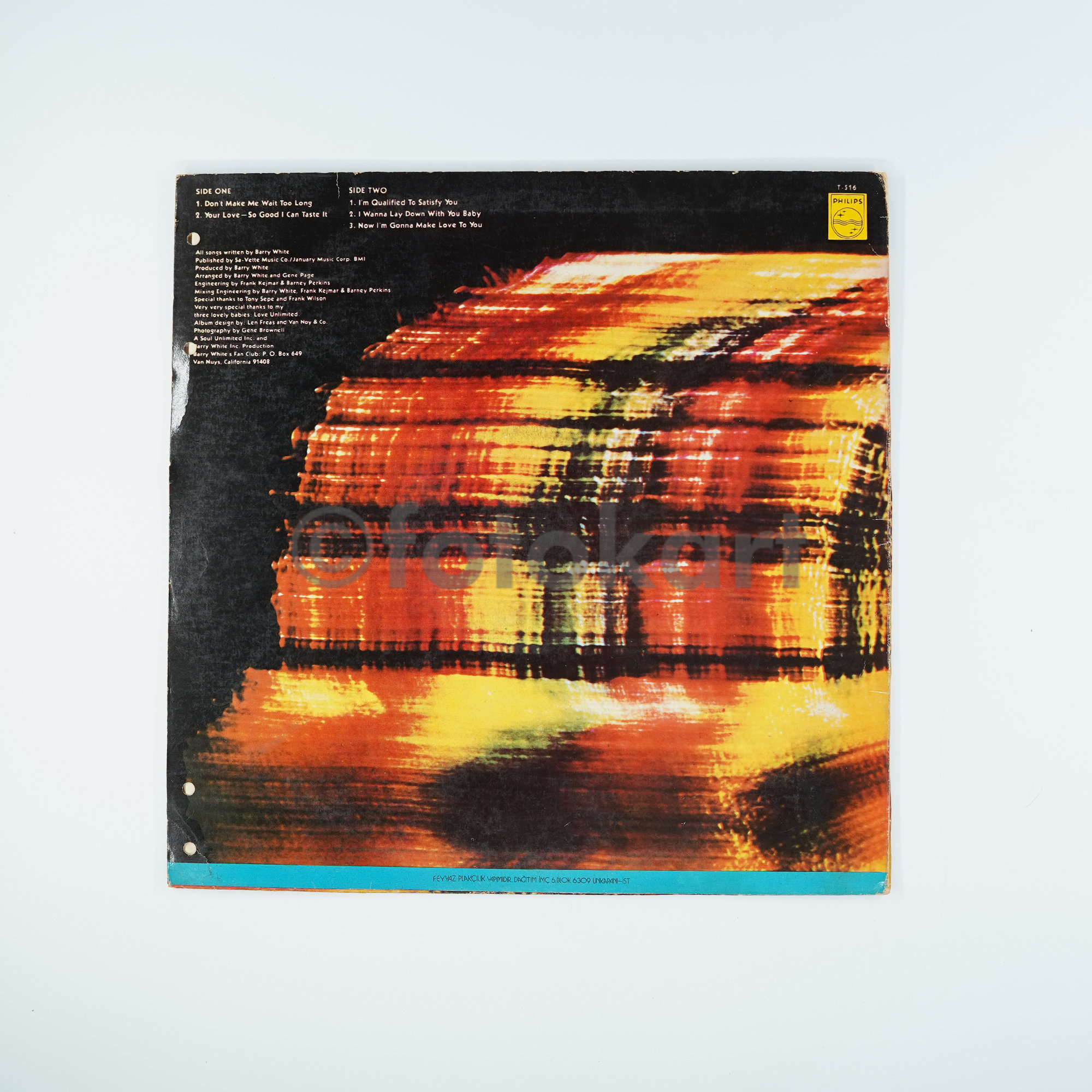 Barry White - Is This Whatcha Wont LP Plak - Görsel 2