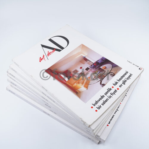 AD Art Decor + Vizyon Dekorasyon Dergi 1992-1994 (7 Sayı)