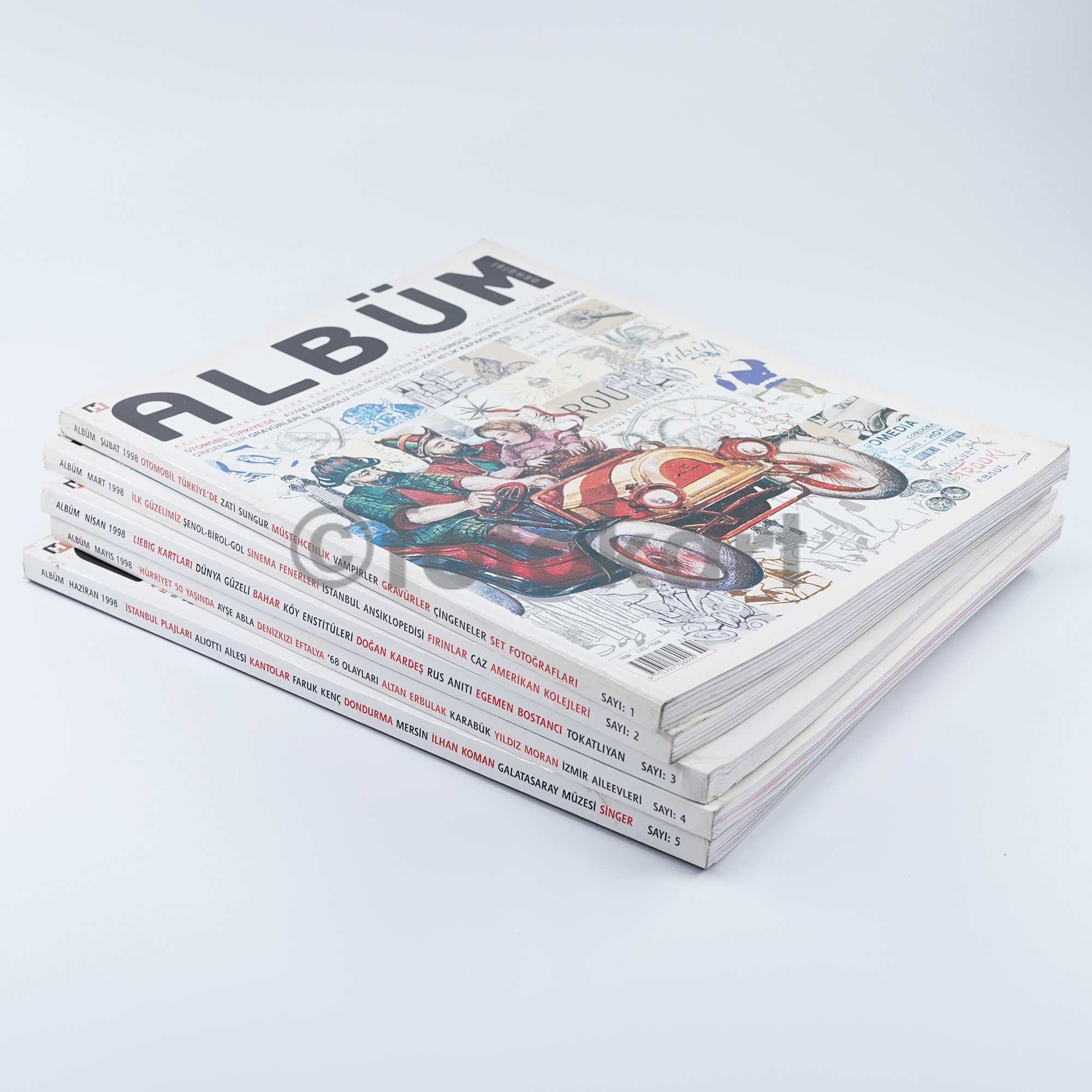 Hürriyet Albüm Dergisi, 1998 İlk 5 Sayı - Görsel 2