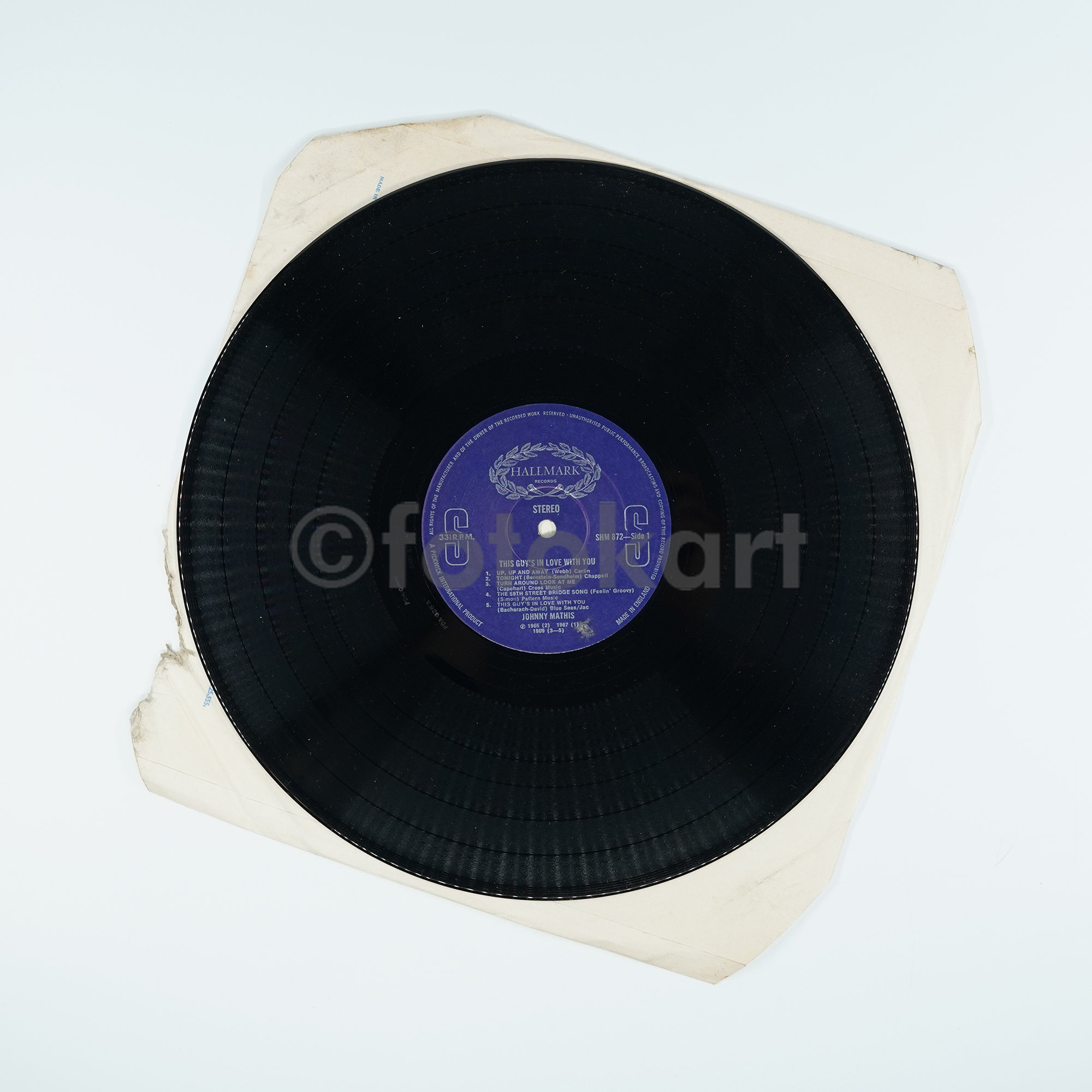 Johnny Mathis - The Guy's In Love With You LP Plak - Görsel 2