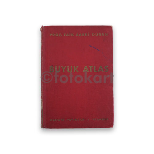 Büyük Atlas - Prof. Faik Sabri Duran. 1964 Genişletilmiş Baskı