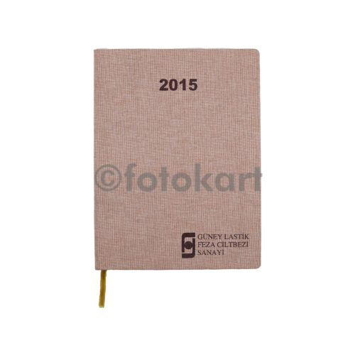 Güney Lastik Feza Ciltbezi Ajanda, 2015 (Kullanılmamış)