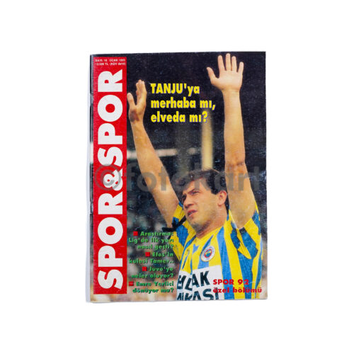 Spor & Spor Dergi 1993 Ocak Sayı 10 (Futbol-Tanju Çolak Kapak)