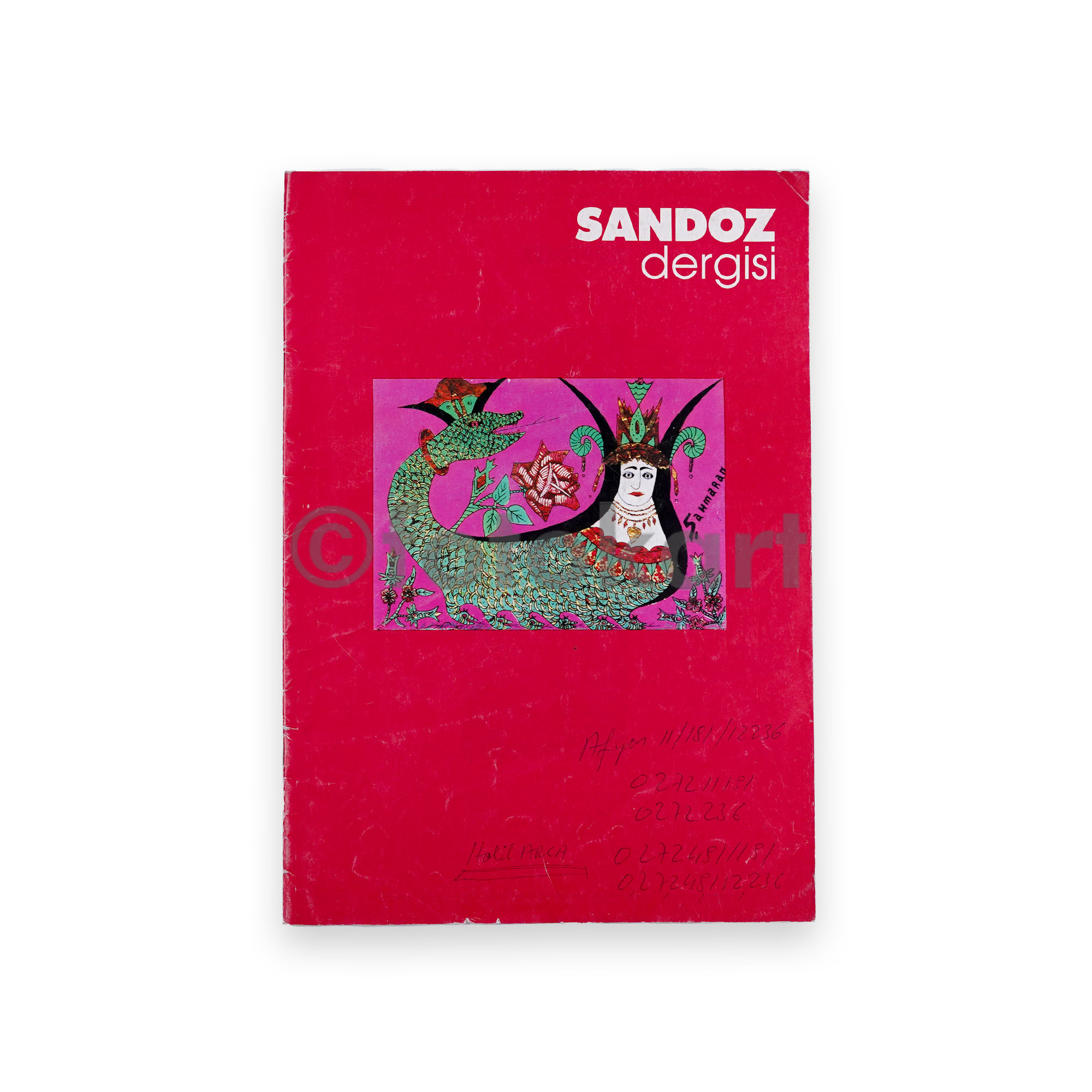 Sandoz Dergisi 1993 (Şahmeran Motifi Kapak)