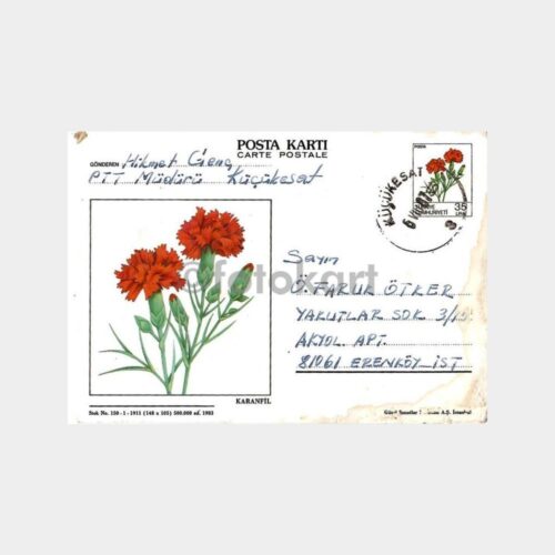 karanfil-posta-karti
