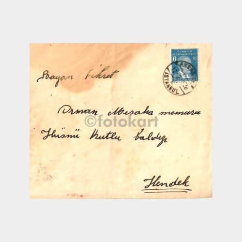 1936 Aksaray Damgalı Zarf