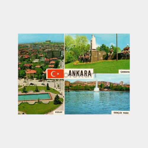 Ankara 4 Görünüş Kartpostal