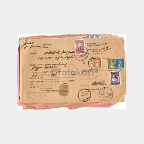 1941 - 1956 Arası 10 Adet Adli Resmi Davetiye