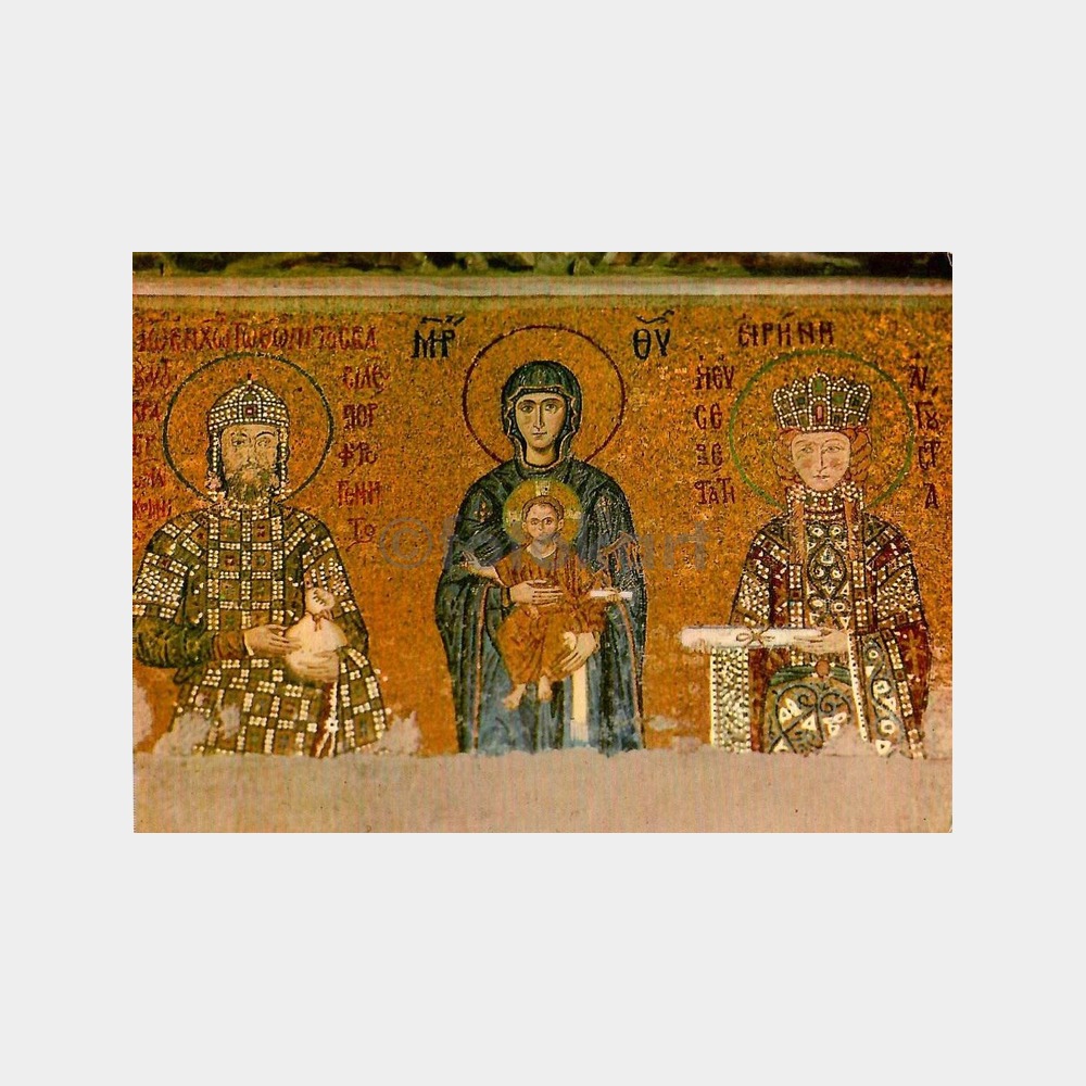 Ayasofya Mozaikleri Kartpostal