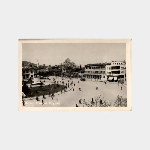 Bursa Hükümet Meydanı Nadir Fotokart