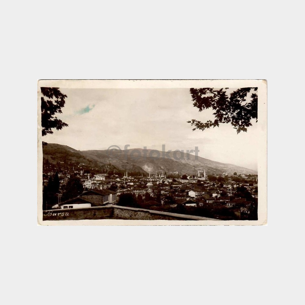 Bursa Şehir Panorama Nadir Fotokart