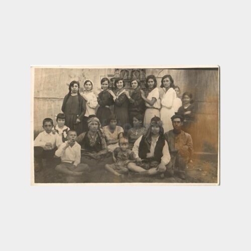 1931 Bursa Yerel Kıyafetli Toplu Fotoğraf