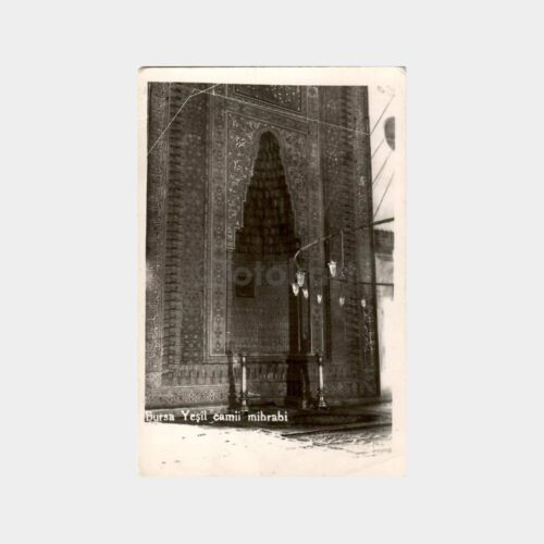 Bursa Yeşil Cami Mihrabı Fotokart