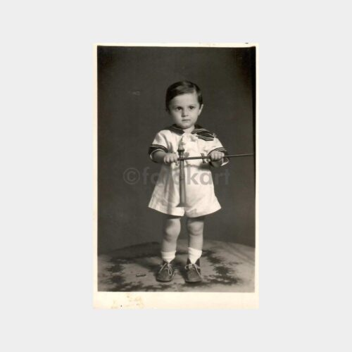 Denizci Giysili Çocuk Stüdyo Fotoğraf