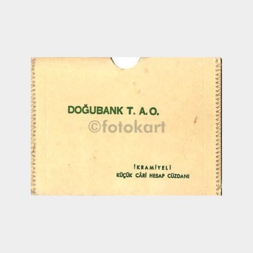 Doğubank T.A.O. Cari Hesap Cüzdanı Zarfı