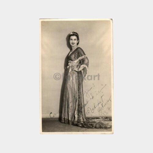 1937 Elbiseli Kadın Stüdyo Fotoğraf
