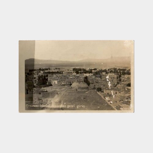 Erzurum İstanbul Kapısı Genel Görünüş Nadir Fotokart