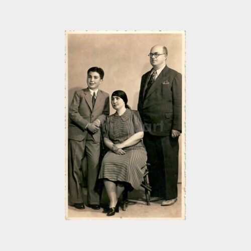 1940 Foto Hilal Bakırköy Aile Fotoğrafı
