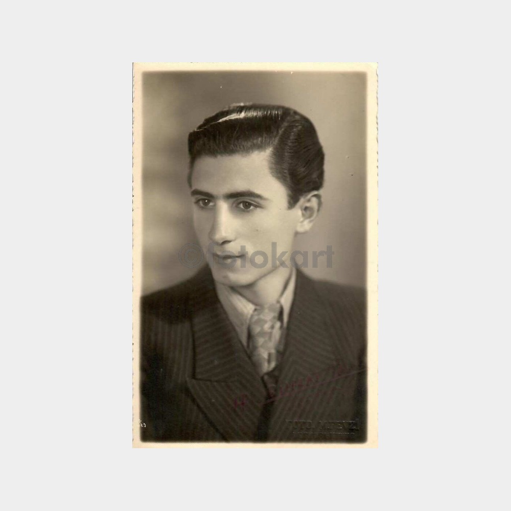 1938 Foto M. Fevzi Lefkoşa Kıbrıs Bay Fotoğraf