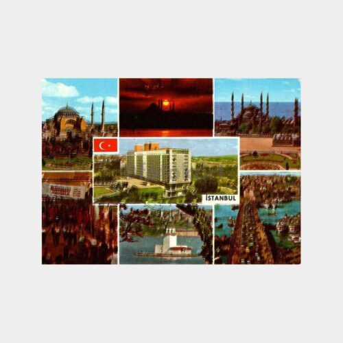 İstanbul 7 Görünüş Kartpostal