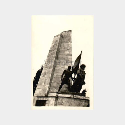 1955 İstanbul Beşiktaş Barbaros Anıtı Kartpostal