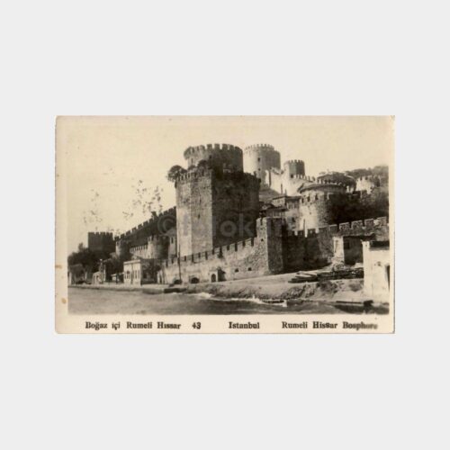 1937 İstanbul Rumeli Hisarı Nadir Fotokart