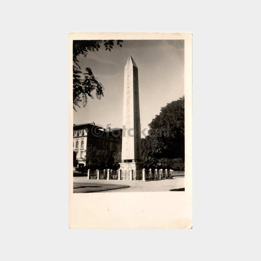 İstanbul Sultanahmet Dikilitaş Nadir Fotokart