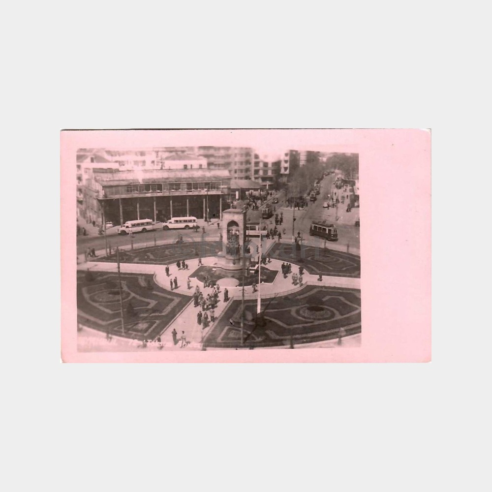 İstanbul Taksim Meydanı Nadir Fotokart