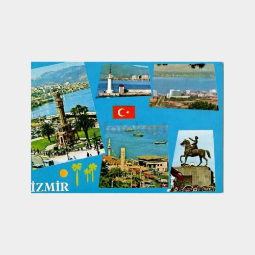 İzmir 5 Değişik Görünüş Kartpostal