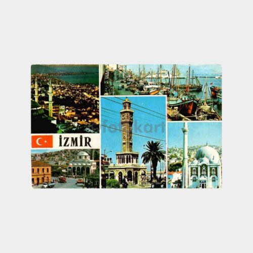 İzmir 5 Görünüş Kartpostal