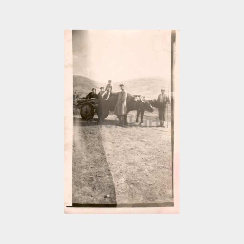 Kağnı Arabası ve Yolcular Fotoğraf