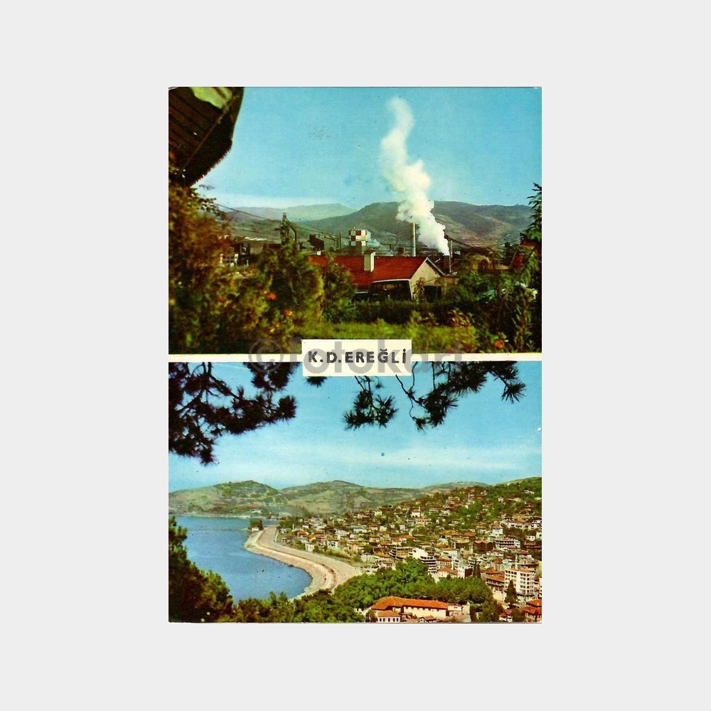 Karadeniz Ereğlisi 2 Görünüş Kartpostal