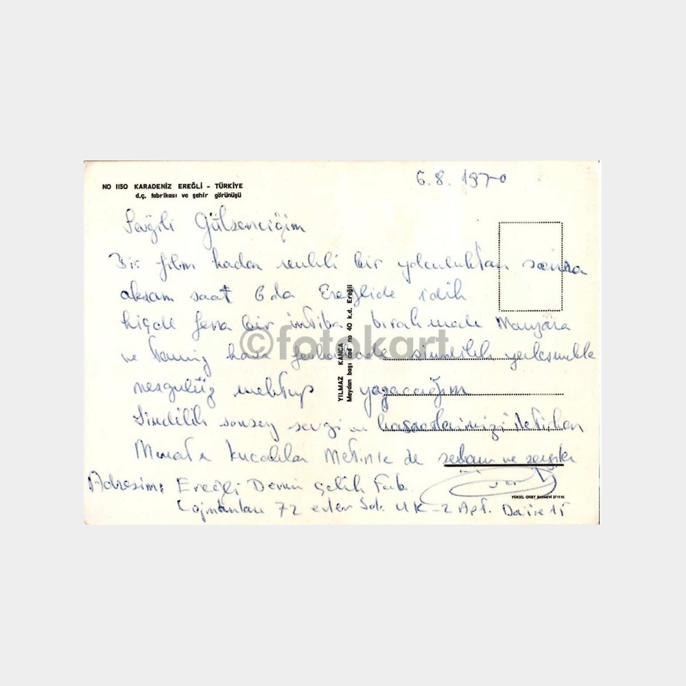 Karadeniz Ereğlisi 2 Görünüş Kartpostal - Görsel 2