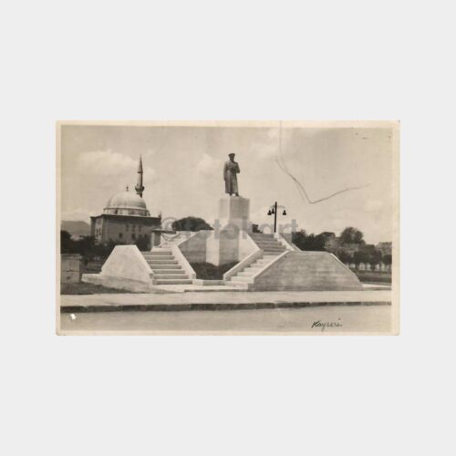 1937 Kayseri Atatürk Anıtı Nadir Fotokart