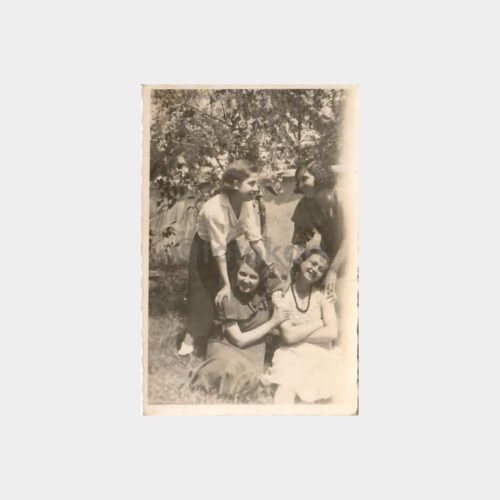 1934 Kız Arkadaşlar 2 Adet Fotoğraf