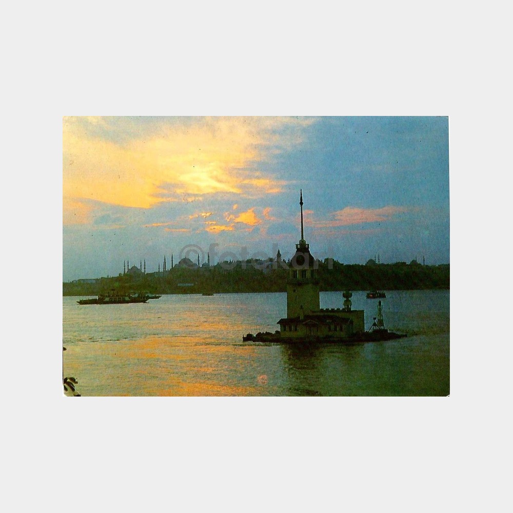 1967 Kız Kulesi Kartpostal