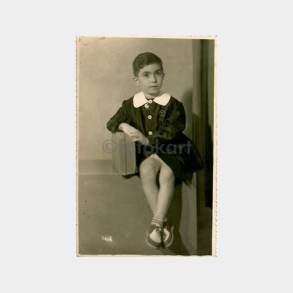 1954 Önlüklü-Barış Armalı Öğrenci Hatıra Fotoğraf