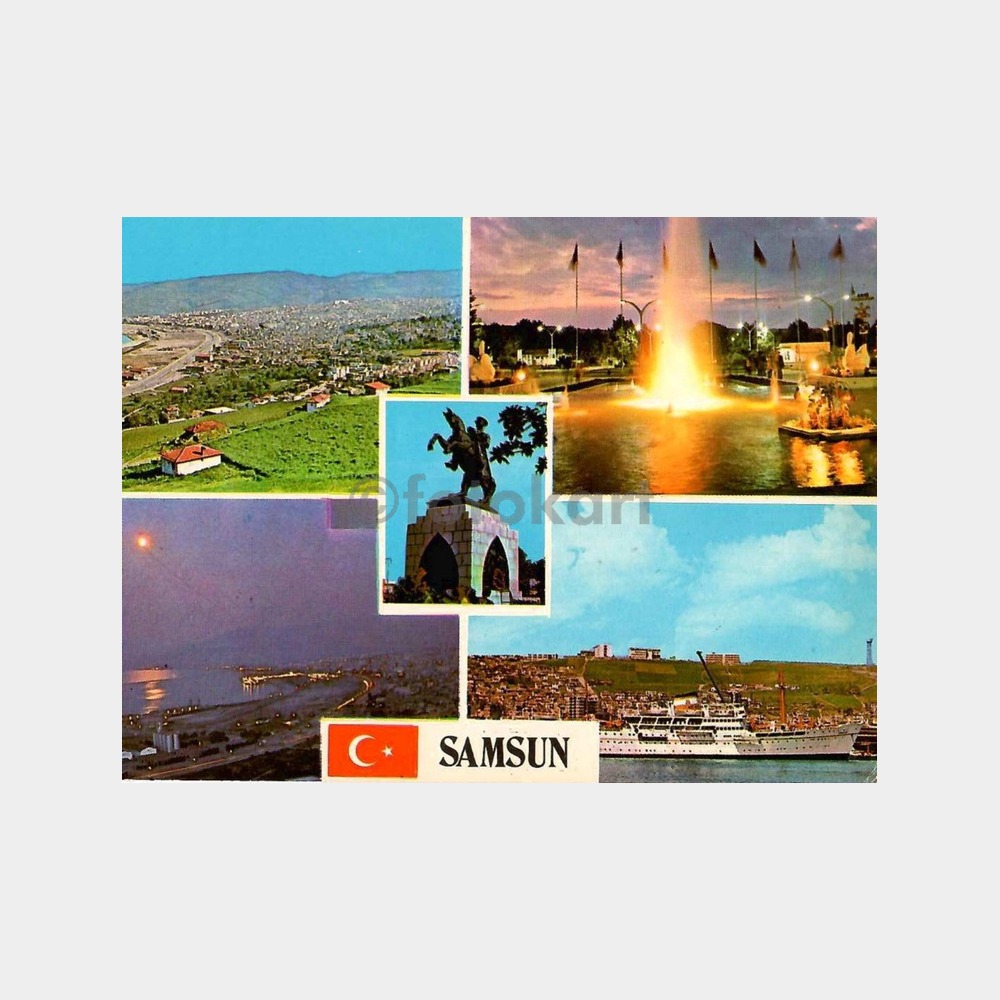 Samsun 5 Görünüş Kartpostal